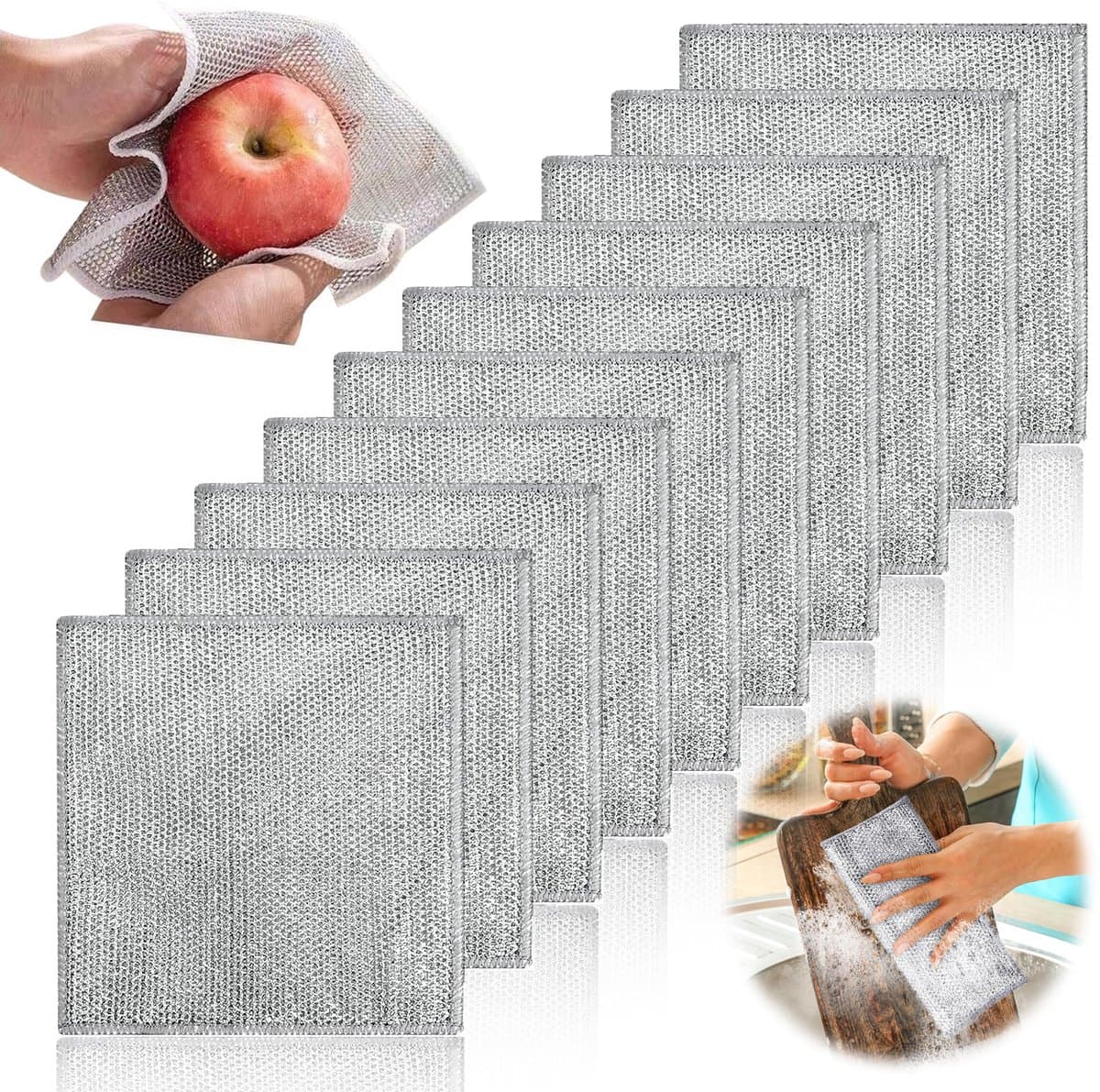 Microvezeldoekjes – Vaatdoekjes – Vaatdoeken – 10 stuks – Schoonmaakdoekjes – Reinigingsdoekjes