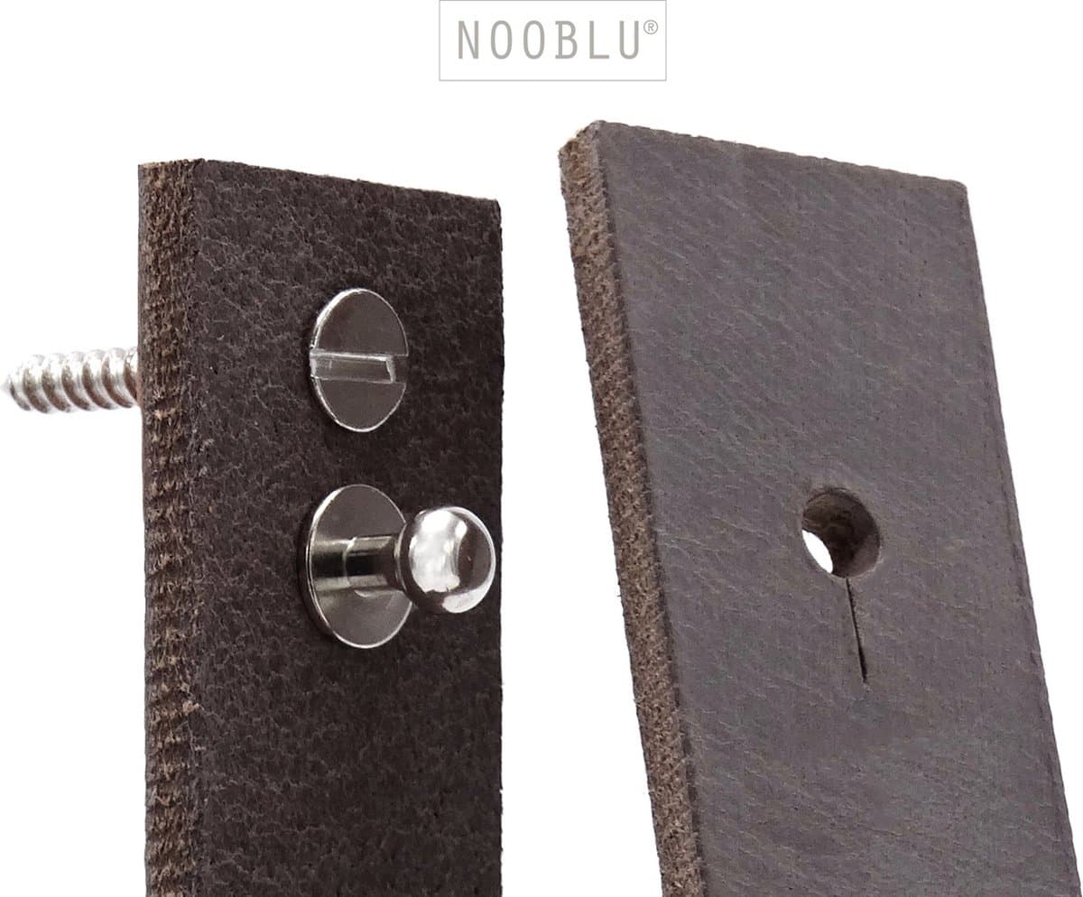 NOOBLU Ophanglus SLING 2,5 cm - Croco - Gold Edition - Maat: M - 60 cm, Kleur: bruin