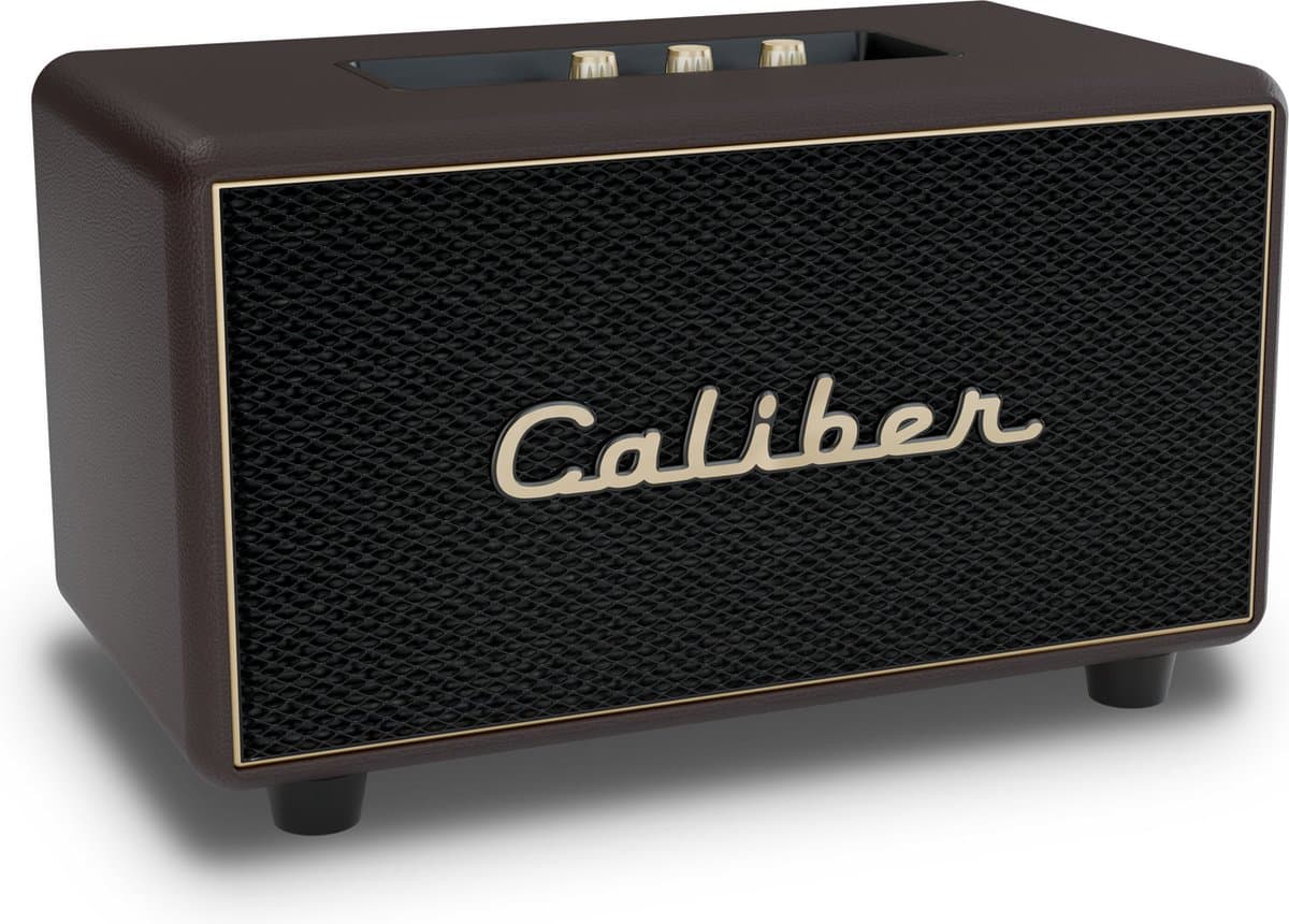 Caliber Retro Speaker - Bluetooth Speaker - Vintage Speaker - 200 Watt Vermogen - Bluetooth - TWS - Bass en Treble regelbaar (HFG411BT-GBR)