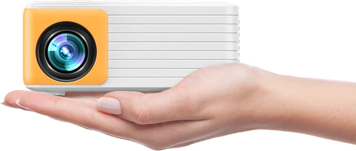Yoton Y3 Mini Beamer met Wifi en Bluetooth - 7500 Lumen - Compatibel met HDMI, USB, AV, Laptop, Smartphone