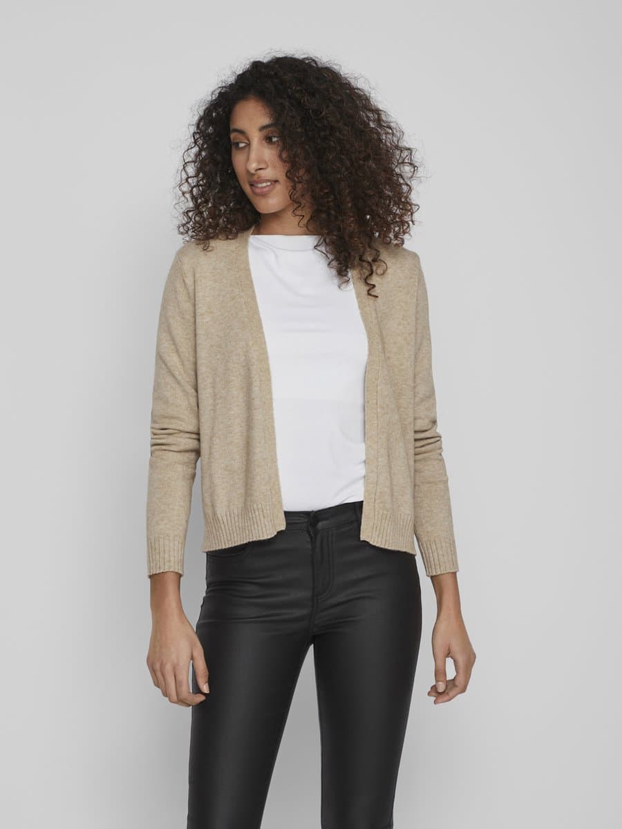 Vila Viril Short L/S Knit Cardigan Vest Dames - Maat XXL