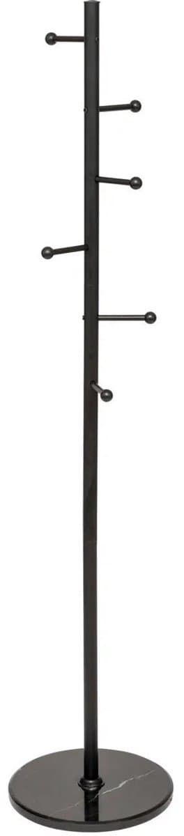 5five Kapstok met zwarte marmeren basis - 173 cm, zwart