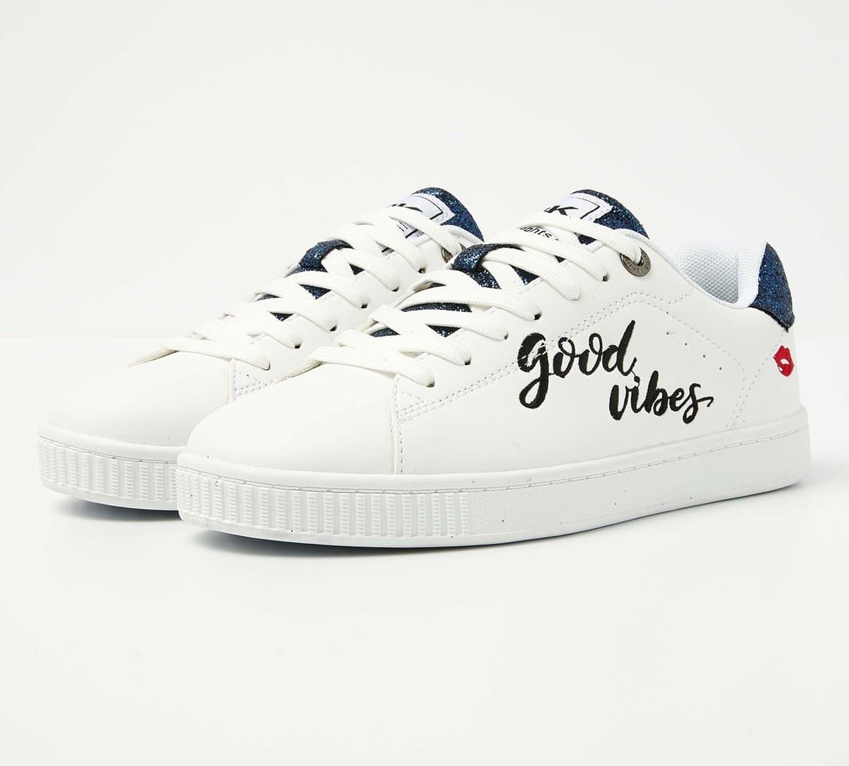 British Knights - Mist Dames Sneakers Laag - Maat 39 - Wit - Vrouwen Schoenen