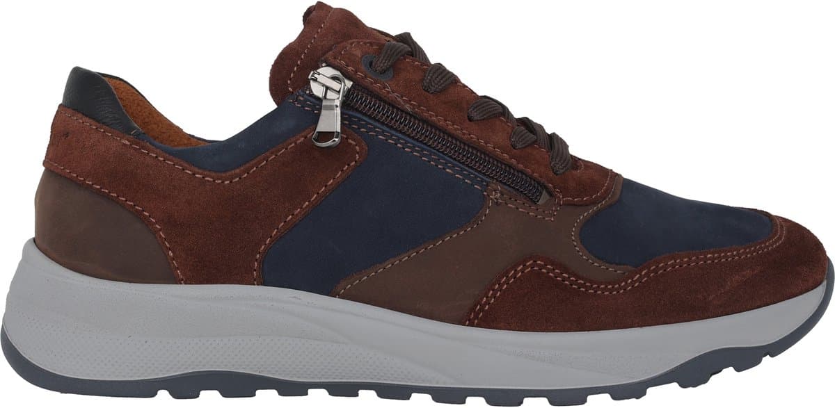 Waldläufer K-John - heren sneaker - Bruin - maat 43 (EU) 9 (UK)