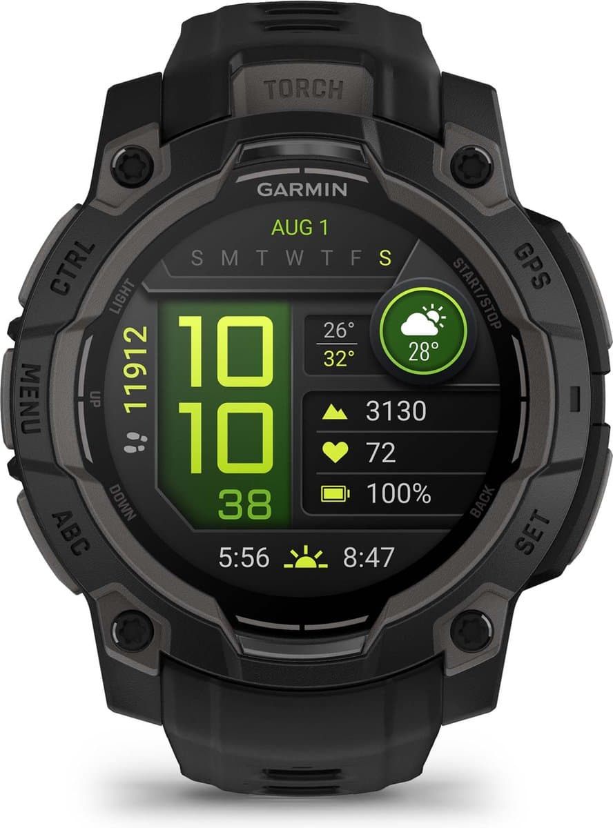 Garmin Instinct 3 45mm Zwart