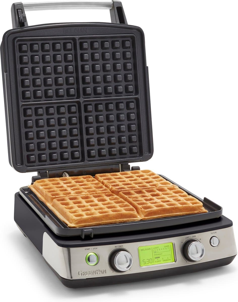 GreenPan Elite Wafelijzer Zwart
