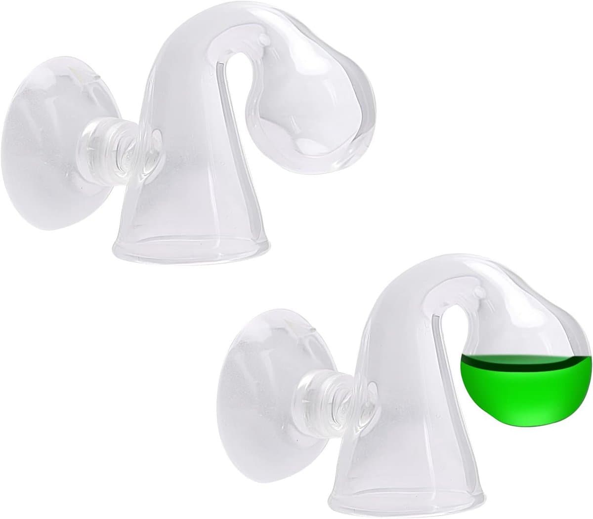 2-Pack CO2 Druppelchecker voor Aquarium - CO2 Monitor en Detector in Glas