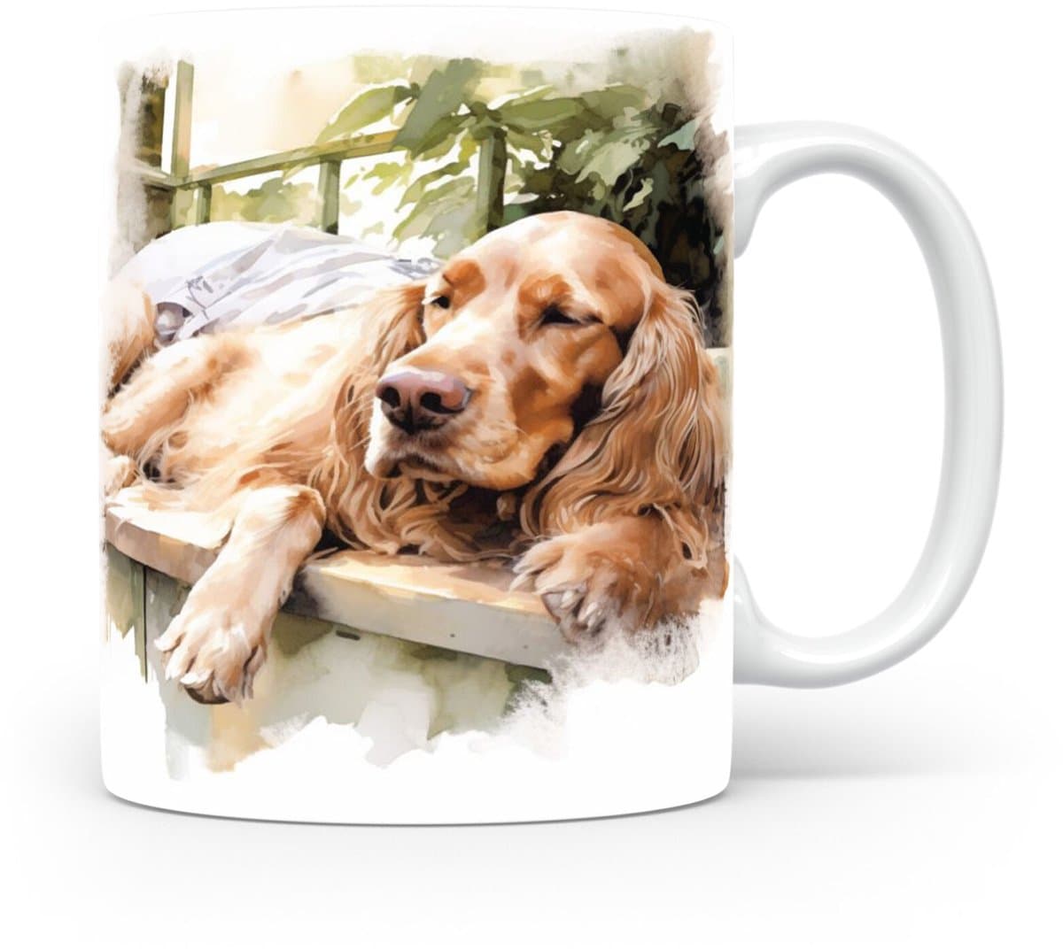 Mok Cocker spaniel Beker voor koffie of tas voor thee, cadeau voor dierenliefhebbers, moeder, vader, collega, vriend, vriendin, kantoor, opa, oma, hond, kerst, sinterklaas, verjaardag