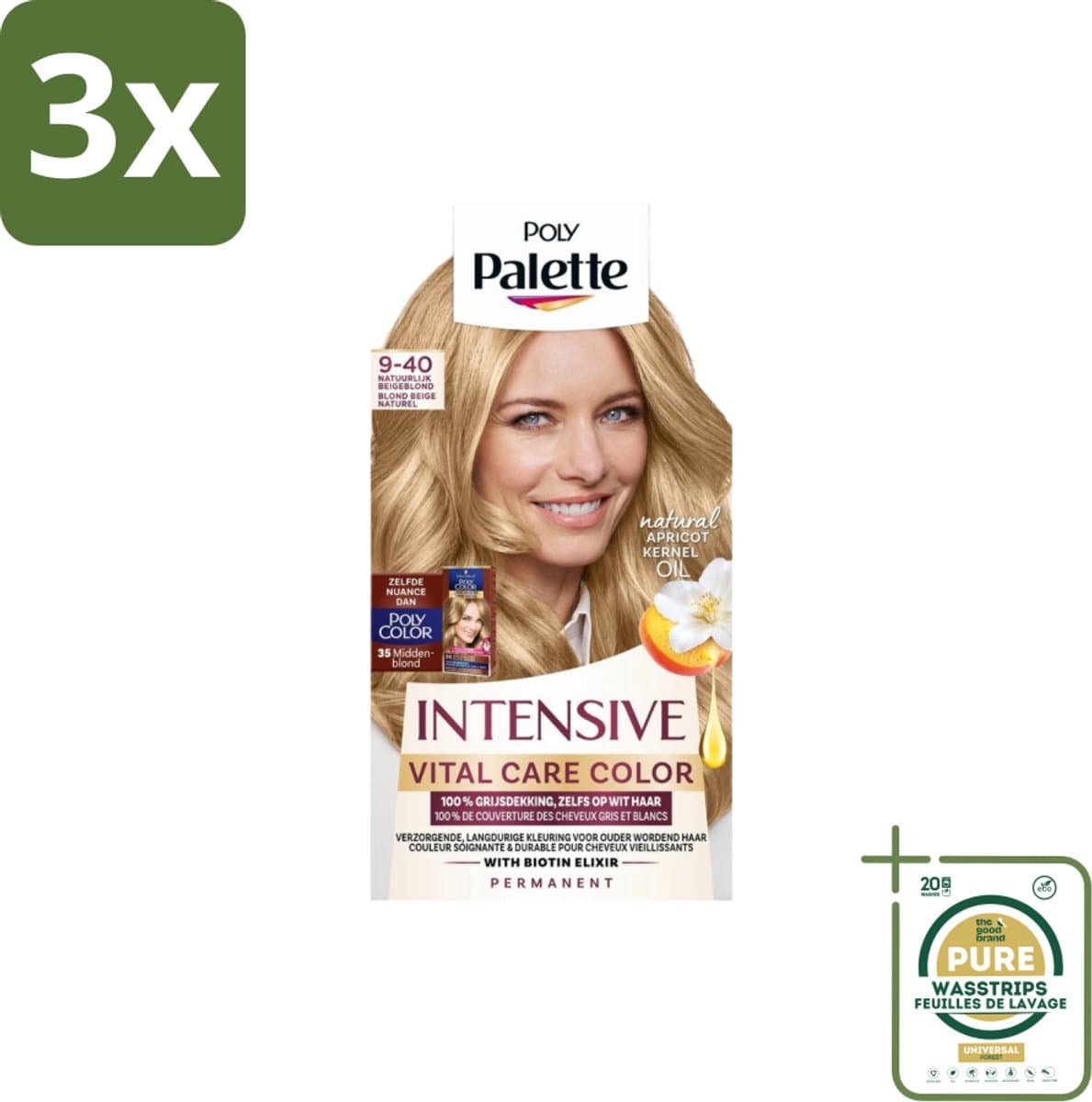 3 x Poly Palette – Haarverf – 9-40 Natuurlijk Beigeblond – 115 ml - Grootverpakking - Koffiezetapparaat - Koffiezetapparaat Met Automatische Functie - Koffiezetapparaat Voor Thuis - Koffiezetapparaat Met Warme Water - Koffiezetapparaat Met Filter