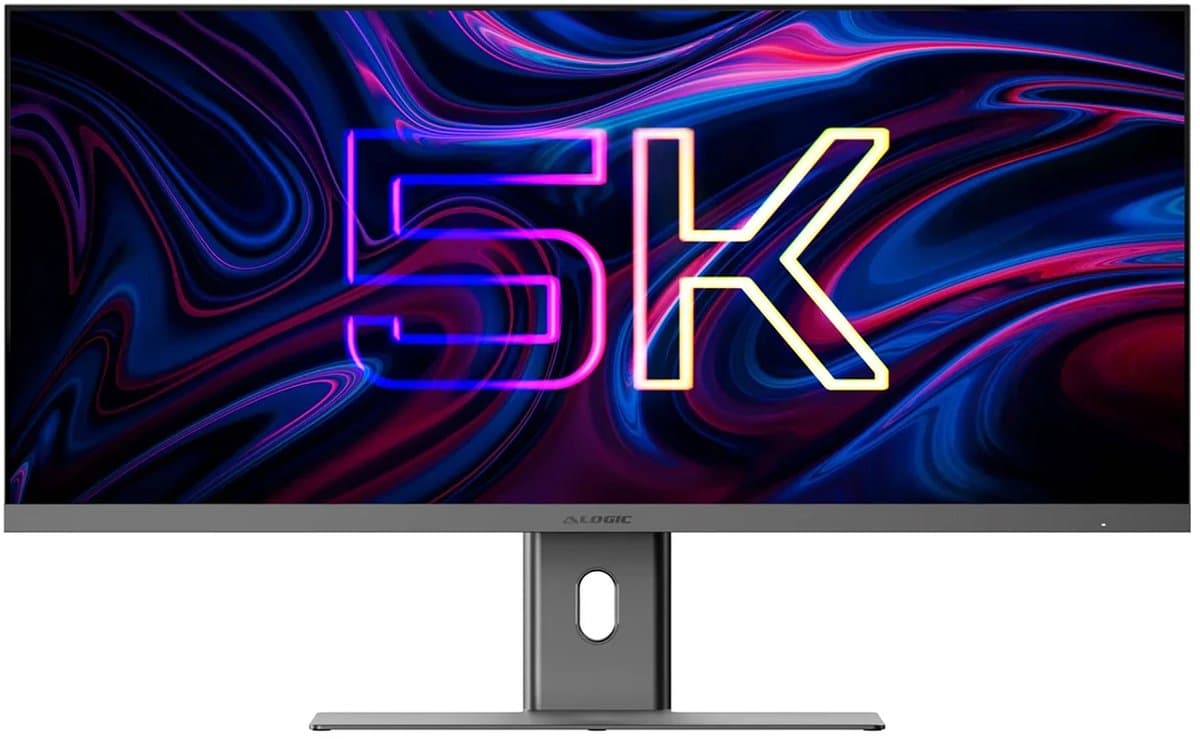 Alogic Edge 40” ultrawide Monitor – 5K Resolutie voor Hoogste Definitie – Ingebouwde USB-C Hub voor Maximale Productiviteit – Tot 90W Opladen & Data via USB-C 3.0 Gen 1 - Grijs