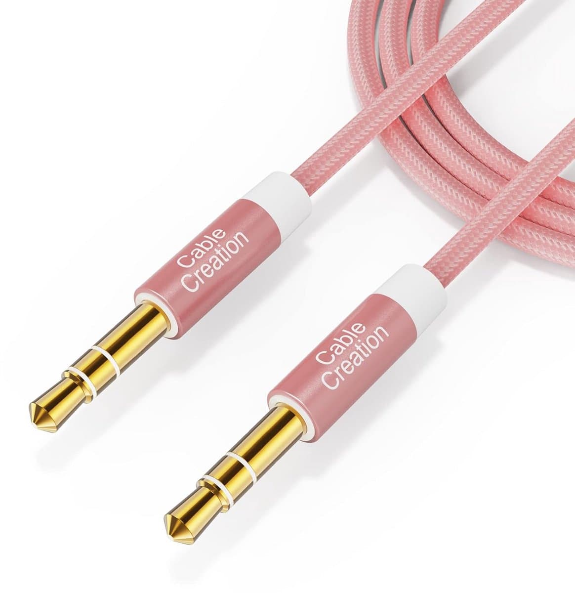 Aux-kabel 3,5 mm Stereo Audio Kabel 1,8 meter voor Telefoon, Auto, Laptop en Hoofdtelefoon