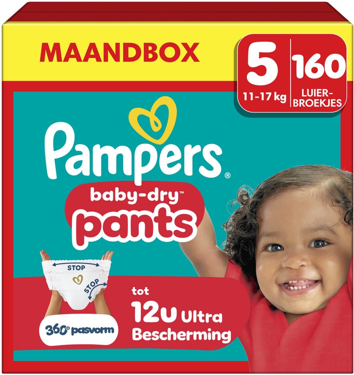 Pampers Baby-Dry Pants Maat 5– Maandbox 160 Pants