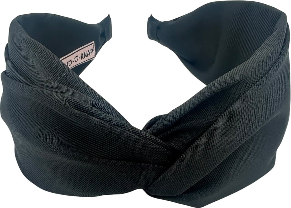Altijd Knap - Haarband Soft Touch Black - Brede zwarte haarband