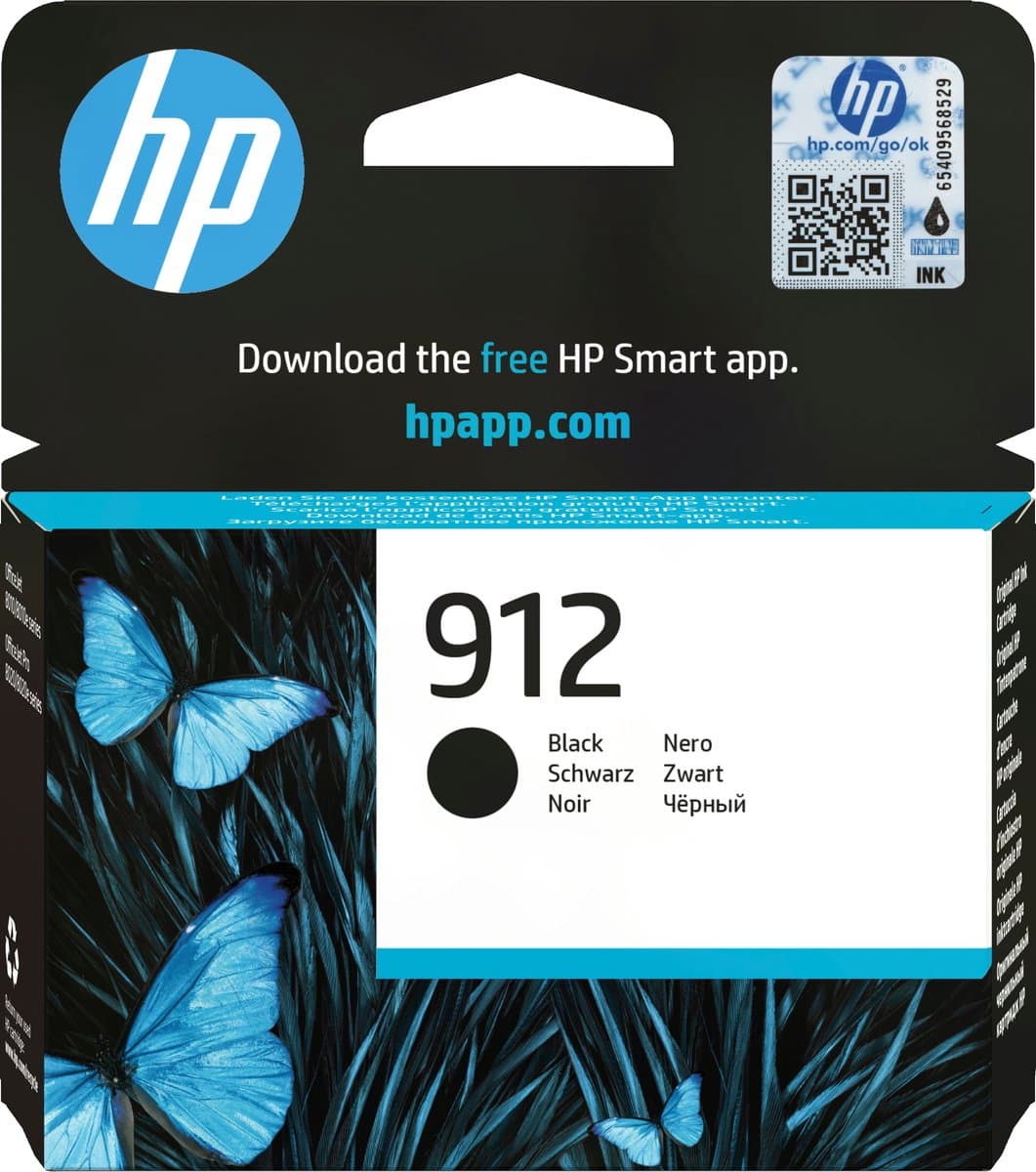 HP 912 - Inktcartridge - Origineel - Standaard capaciteit - Zwart