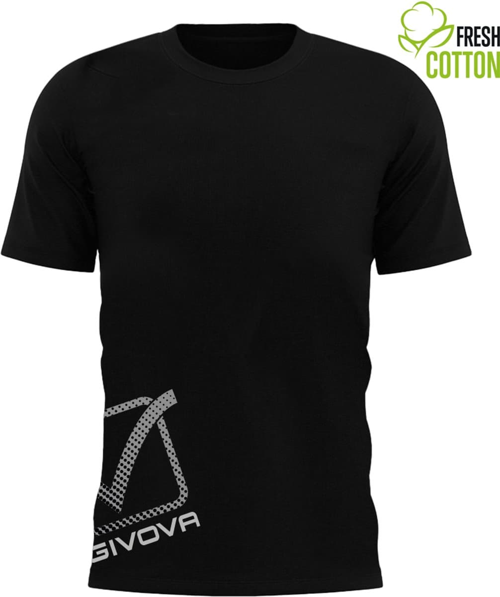 Katoenen T-shirt Givova Reflecterend Wit - S