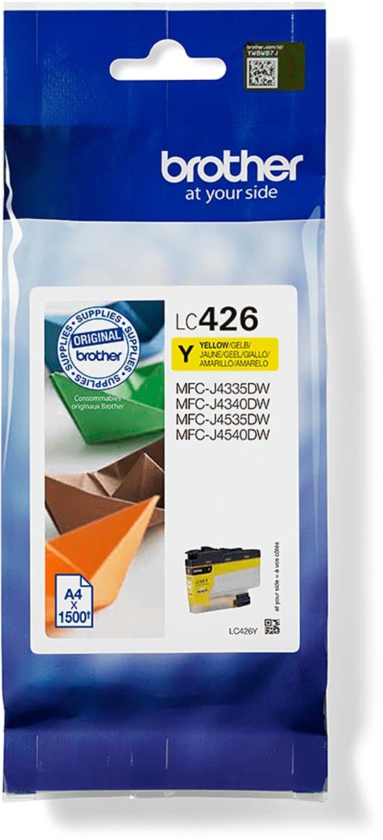 Brother LC-426 Cartridge Geel