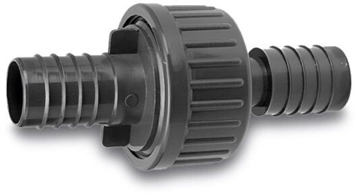 Terugslagklep 13mm PVC-U voor Tuinslang