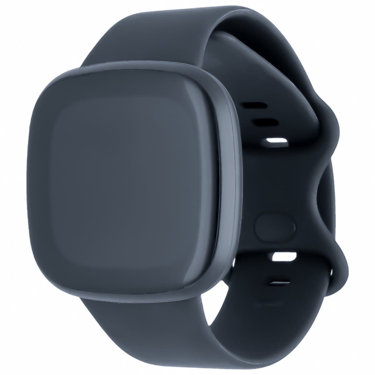 123watches sport band - zwart - ML - Geschikt voor Fitbit Versa 3 & 4 / Sense