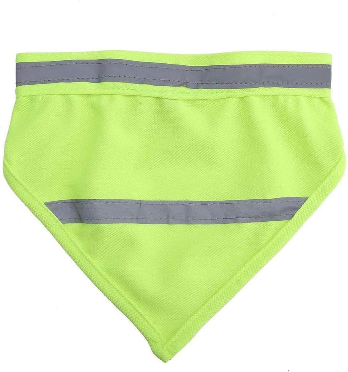 2 stuks/set Pet Bandanas - Veiligheid Reflecterende Strip - Nachtkraag - Medium & Kleine Honden - Puppy Driehoek Sjaal Hoofddoek .