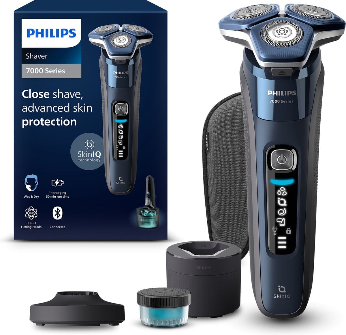 Philips Shaver 7000 Series S7885/55 - Elektrisch scheerapparaat - met trimmer - mannen