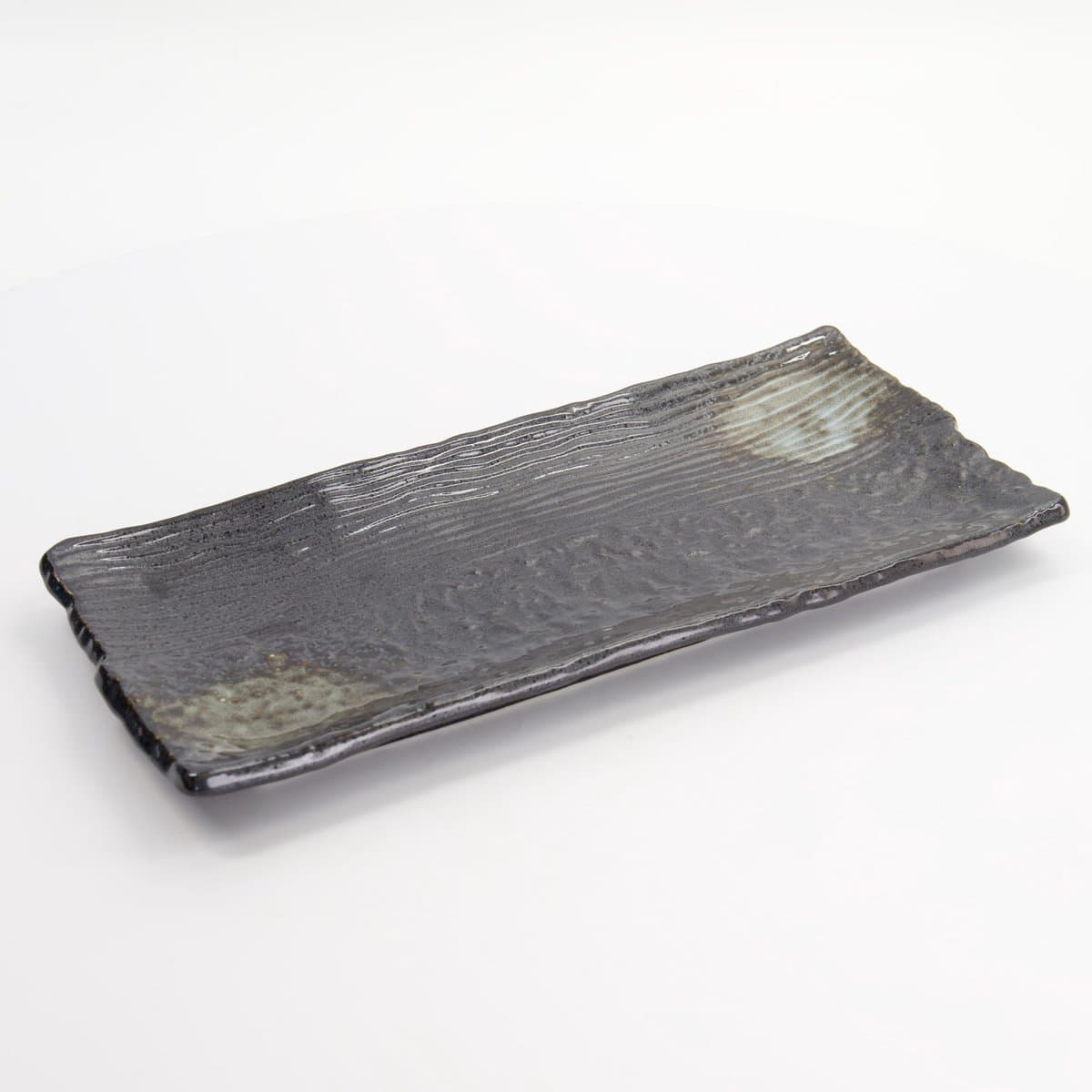 Tokyo Design Studio - Mino Craft - Rechthoekig Bord - Zwart - 33 x 15 x 2,7 cm