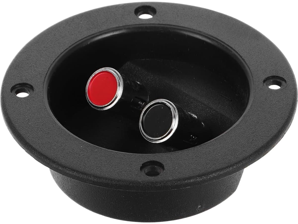 Luidsprekeraansluiting - Terminal Cup - Auto Audio Upgrade - Veerklemmen - 8.2 x 8.2 x 4.2 cm - Zwart