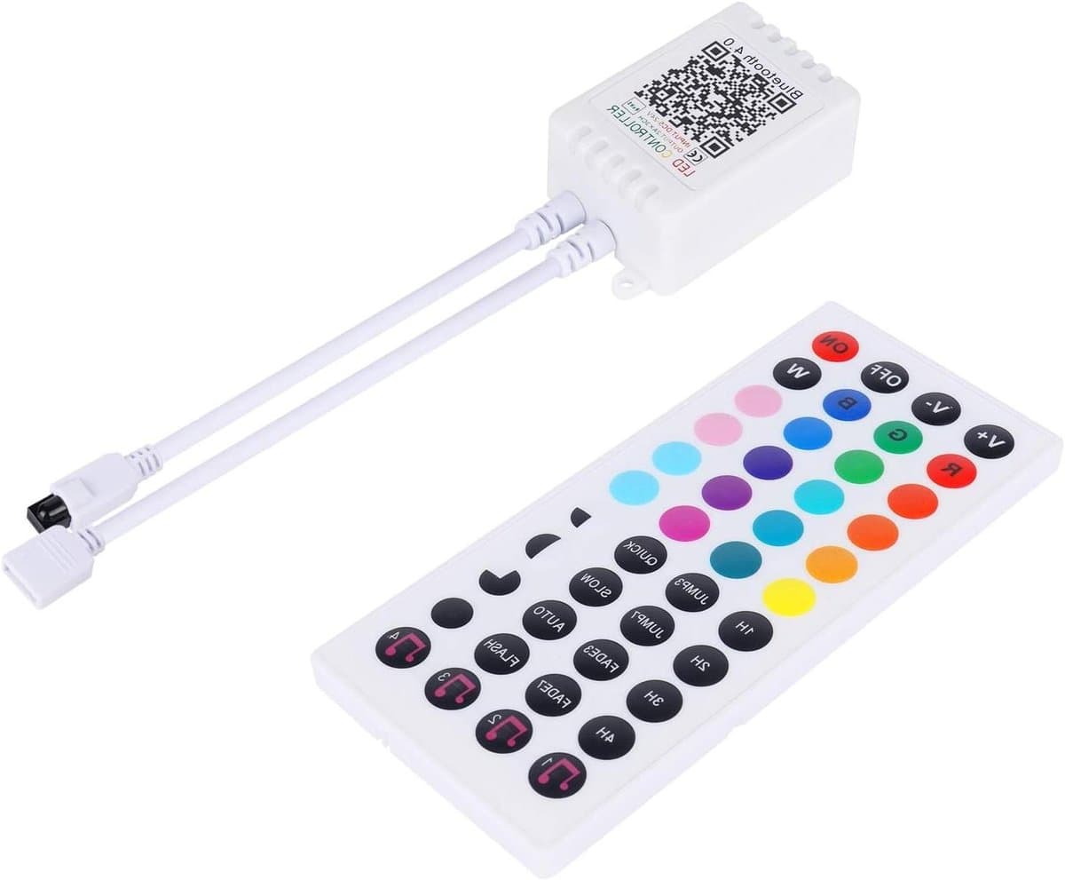 LED Controller - Afstandsbediening Set - Sfeerverlichting Maken - 44 Toetsen IR - 12 Volt - Wit