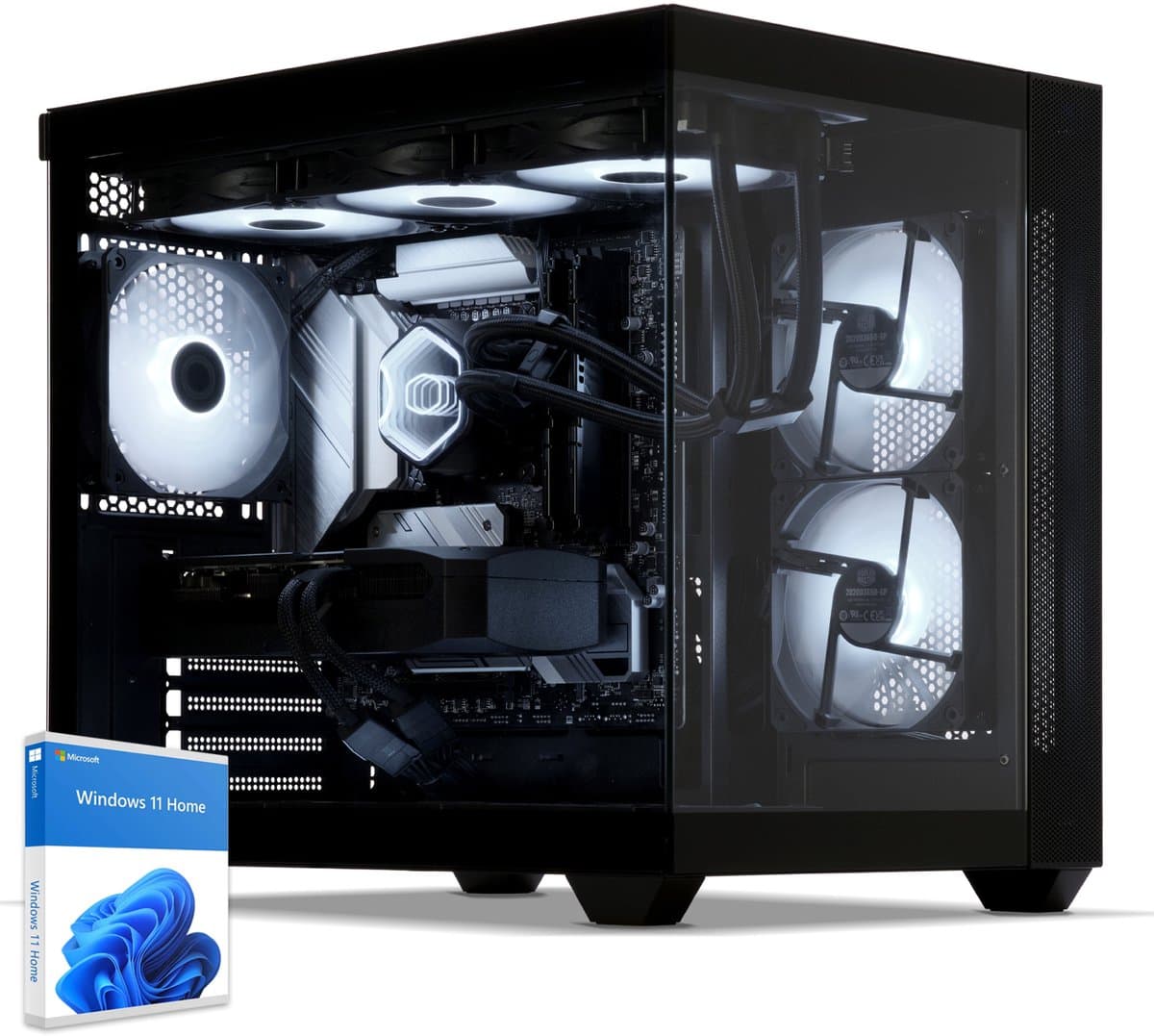 Sedatech Waterkoeling Expert Gaming PC Aquarium • AMD Ryzen 5 9600X 6x 3.9GHz • Geforce RTX5060Ti • 32Gb DDR5 • 1Tb SSD M.2 • WiFi • Bluetooth, USB C • Windows 11 • Desktop computer