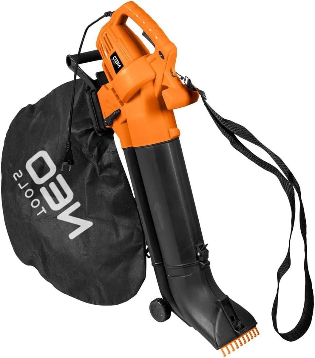 Elektrische Bladzuiger - Tuinstofzuiger Bladblazer - Tuin Opruimen - 3-in-1 Functie - 45 liter - Oranje