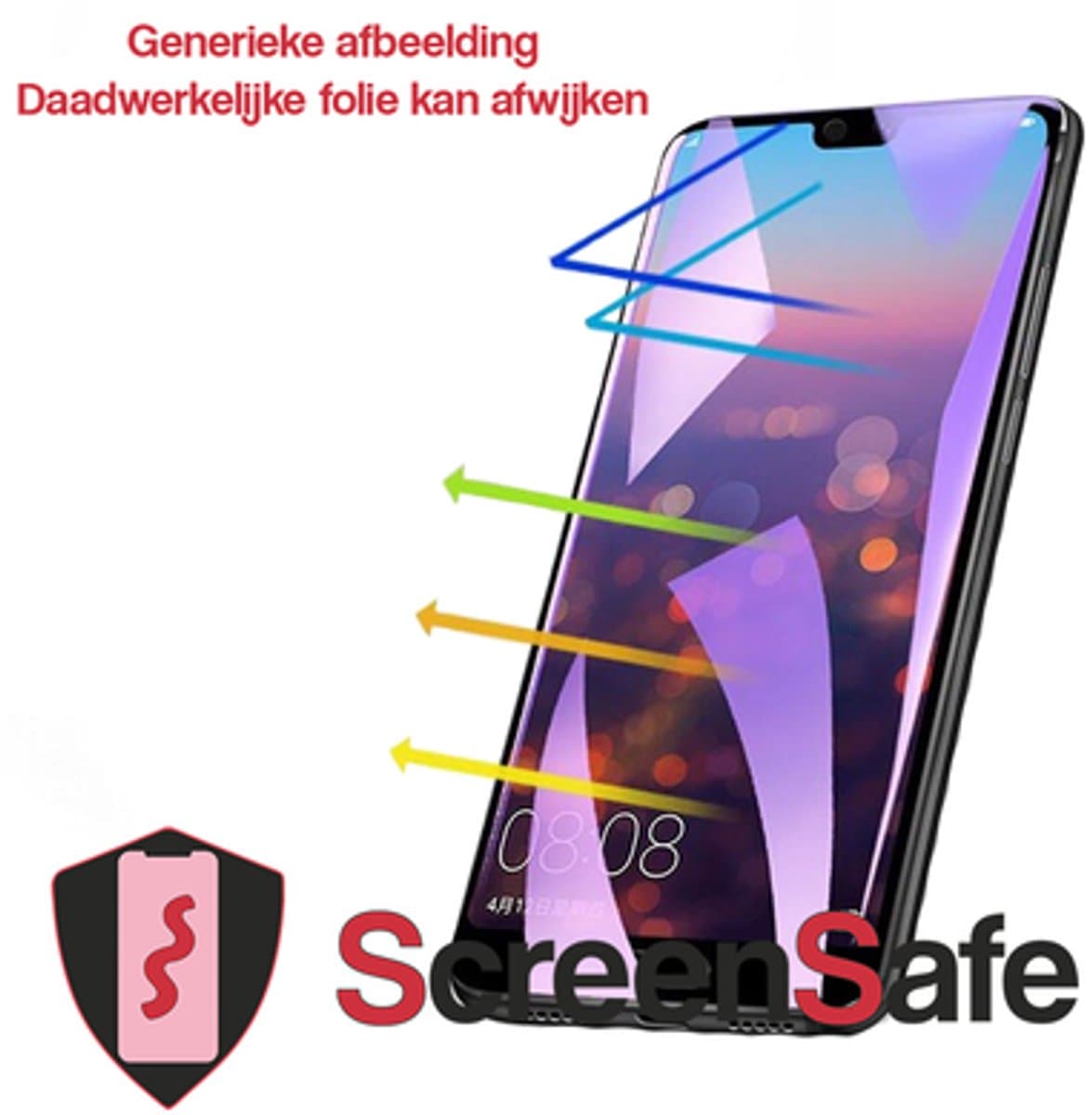 ScreenSafe High Definition Hydrogel screenprotector Hisense M20-t Slagvast / Anti-Blue (AAA)