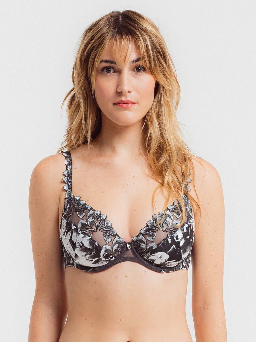 Louisa Bracq Mapple Flower Push-up BH Grijs 75 E