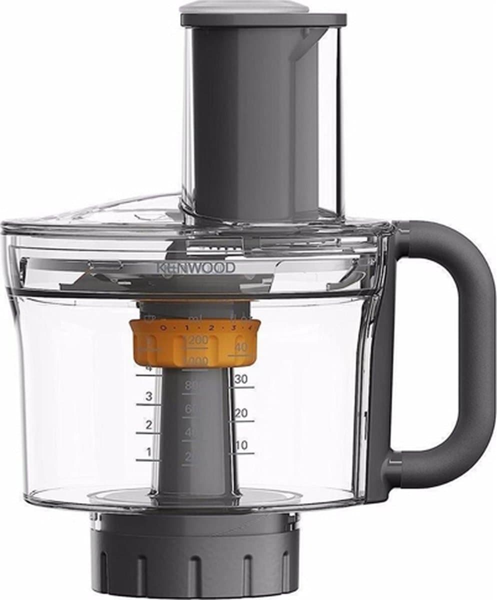 Kenwood KAH65.000PL, Foodprocesor A, Zwart, Transparant, 1,2 l, 5 snijschijven