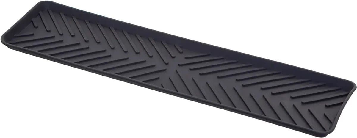 5five Afvoermat - TPE/TPR, antraciet, 10 x 40 cm