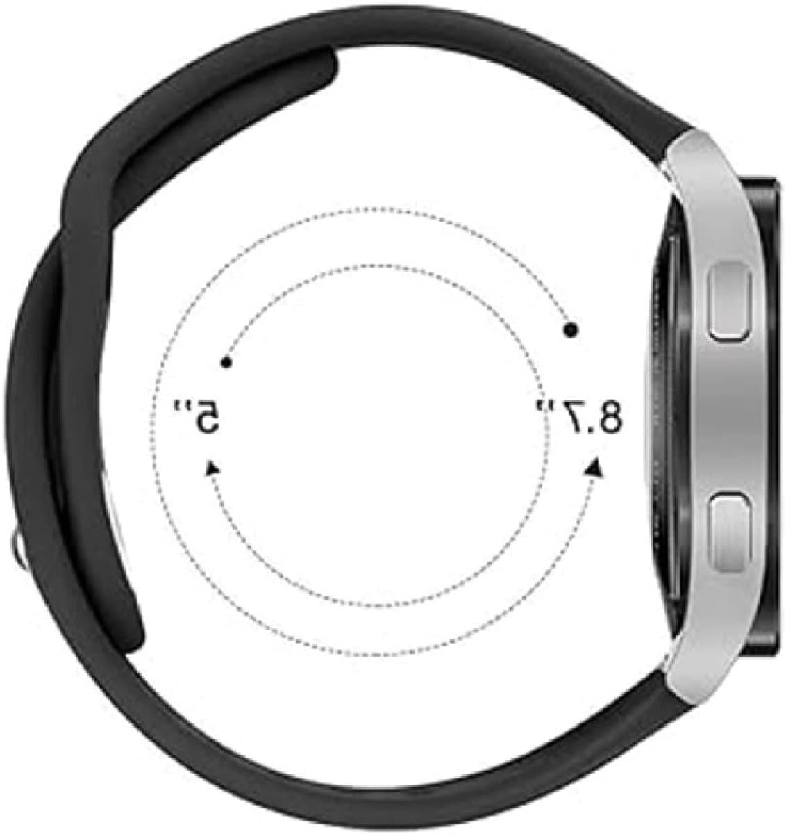 Sportieve Silicone Horlogeband voor 18mm Smartwatches, Vervangband voor Garmin en Huawei, Bloemenpatroon en Comfortabel Ontwerp
