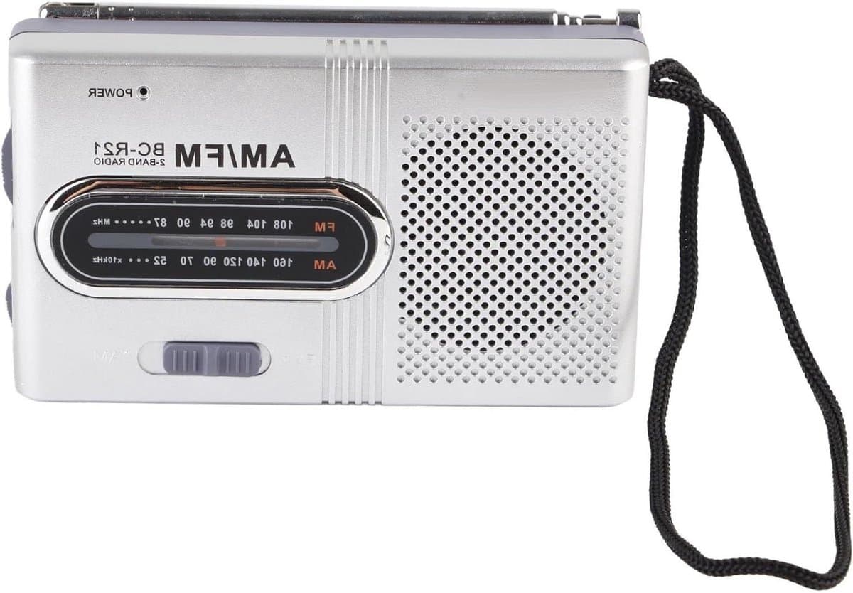 Draagbare AM FM Radio - Pocket Radio Transistor - Noodsituaties Entertainment - 5W Luidspreker