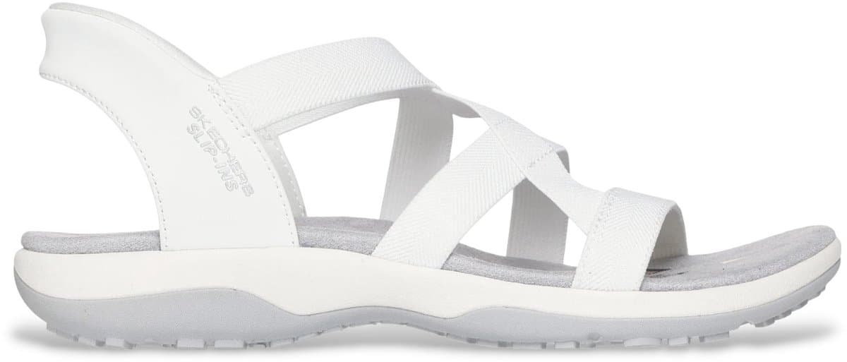 Skechers Sandaal Slip-Ins Reggae Slim Stretch Flex 163460/WHT Wit