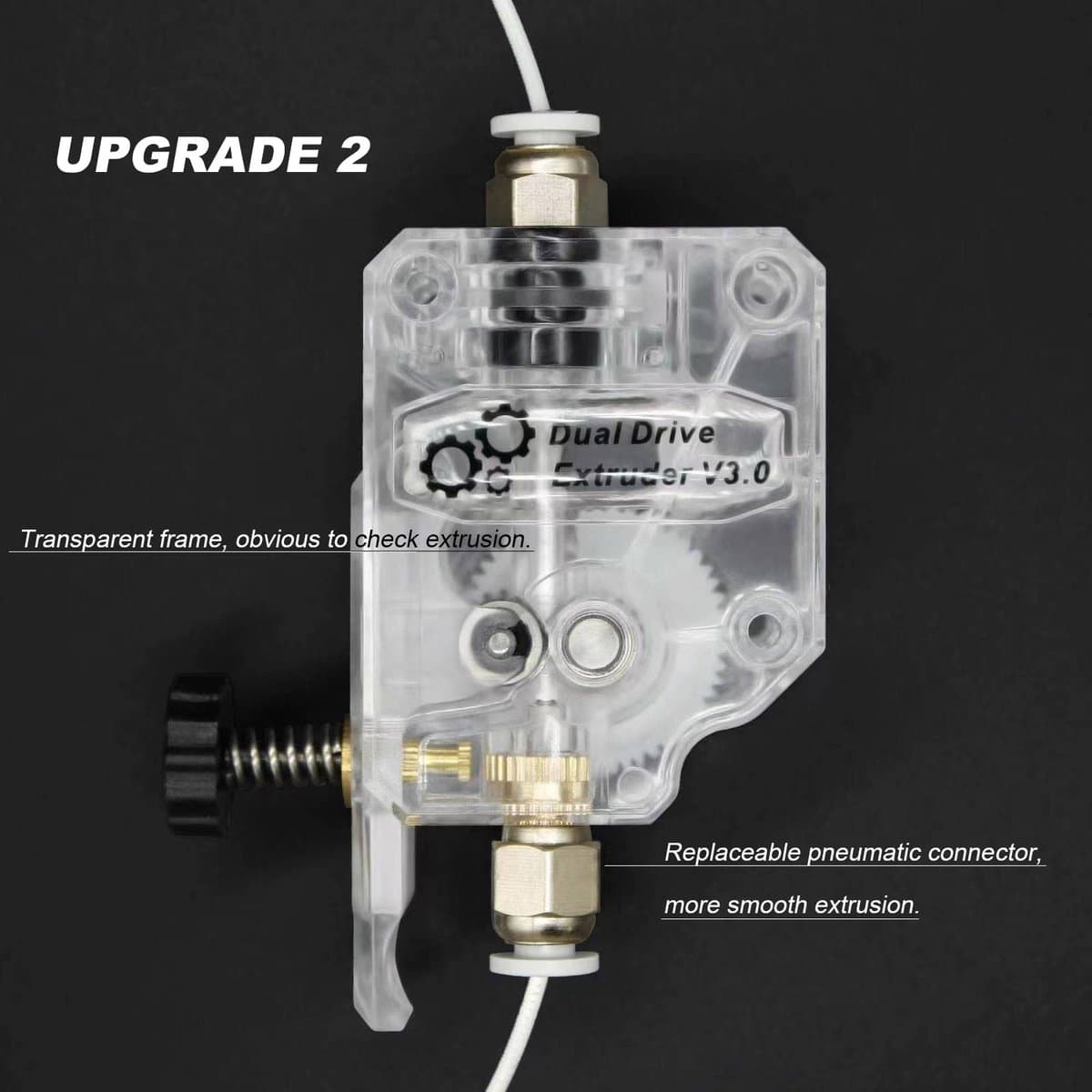 Dailygoods- Extruder Dual Drive Gear - Bowden Extruder - Zahnrad - Compatibel met Prusa i3 - Anycubic Mega - Creality Ender 3 V2 Pro - 3D-printer Extruder