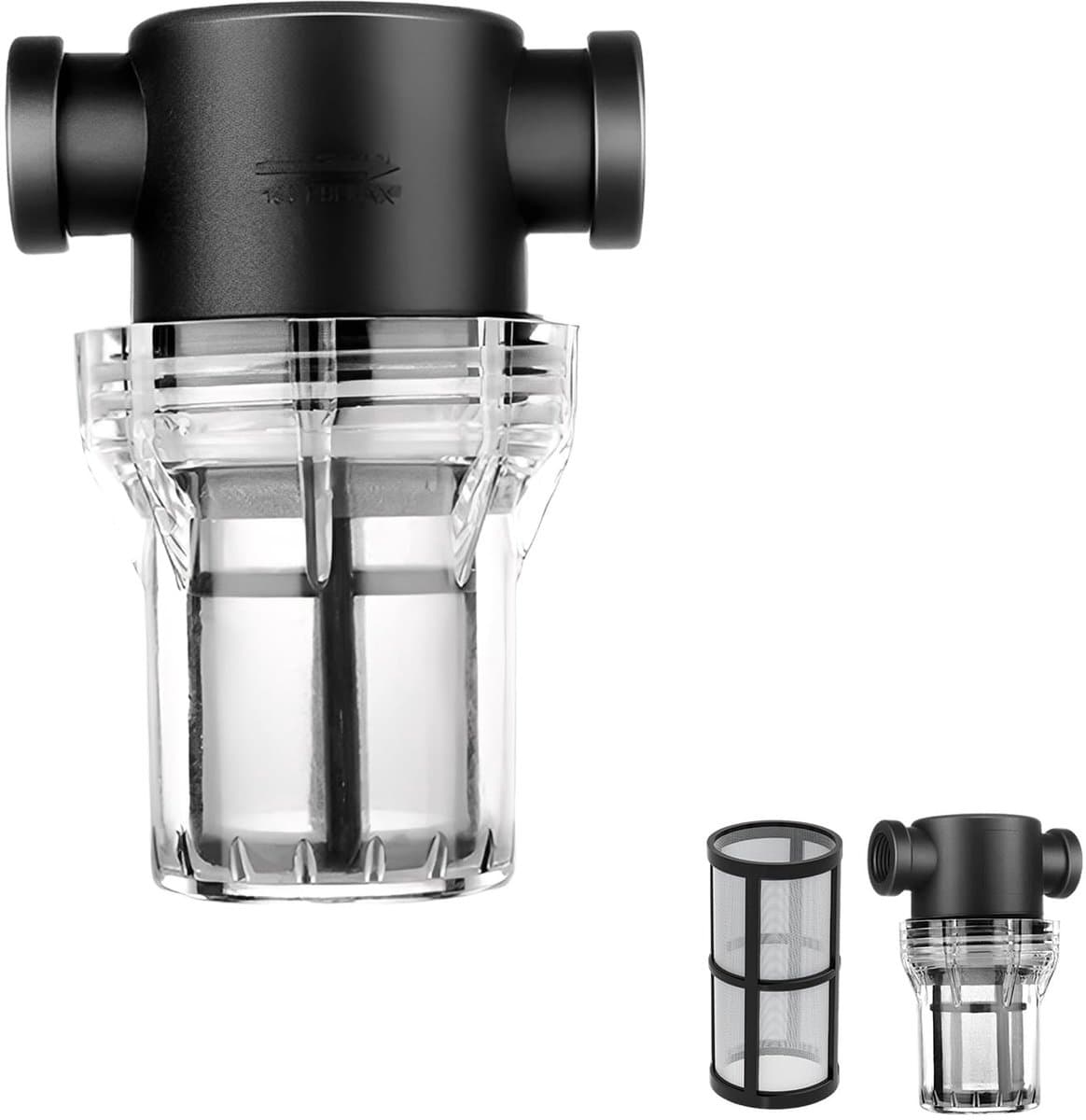 Hoogdoorlatende 1/2 Inch Waterfilter met 80 Mesh - Inline Strainer voor Tuin, Huishouden en Landbouw