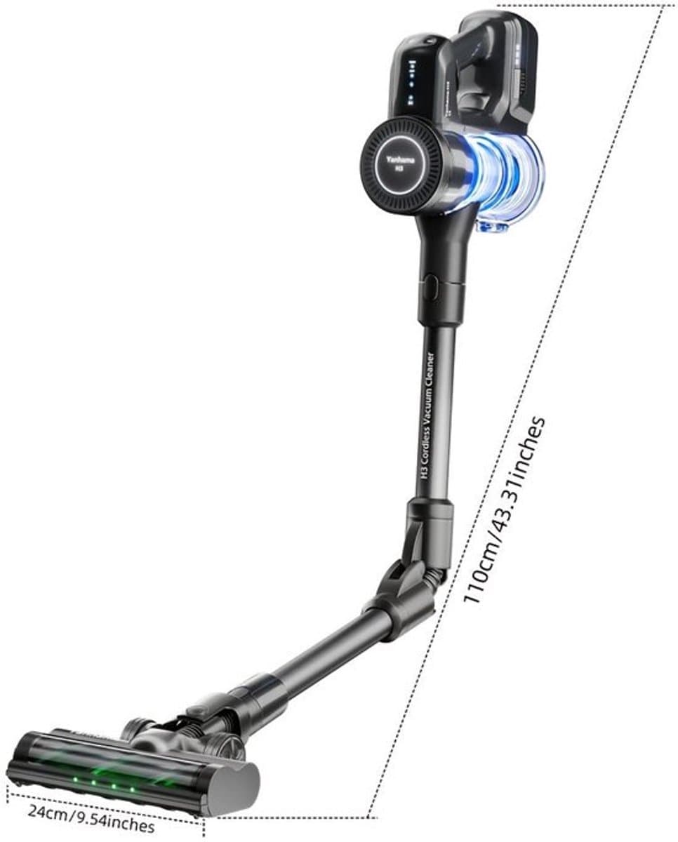Handstofzuiger – Kruimeldief – Draadloze Mini Stofzuiger – Autostofzuiger – Nat & Droog Gebruik – 7-Lags Filtersysteem – 180° Flexibele Zuigmond – 1,5L Metalen Reservoir – Krachtige 59 kPa Zuigkracht – Anti-klit Voor Huisdierharen