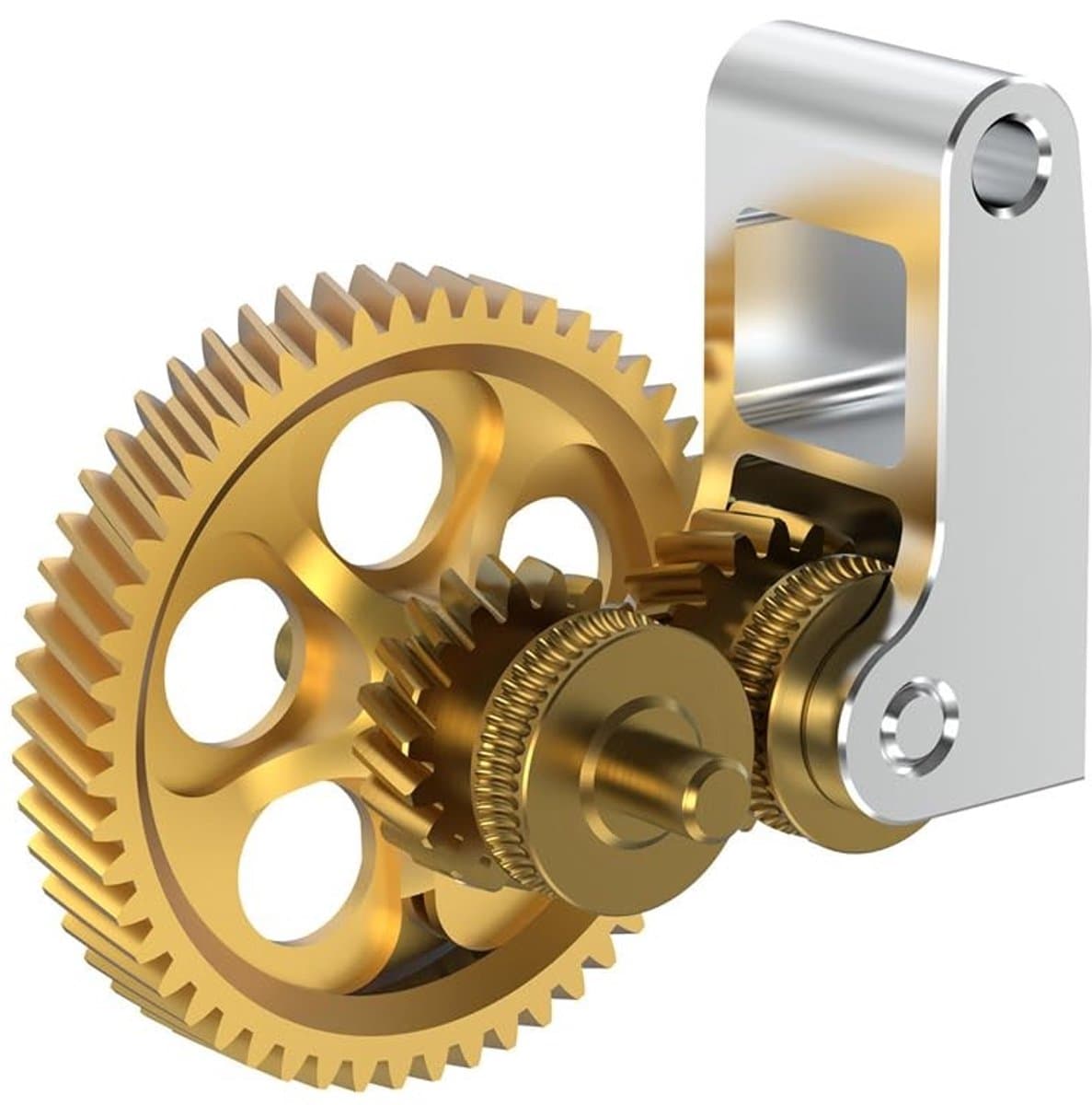Dailygoody - 3D Printer Extruder Sprocket - Gouden RNC Nano Coated Stalen Tandwielen - Hoogwaardige materialen - Precisie onderdelen - Voor Bambu X1C ..