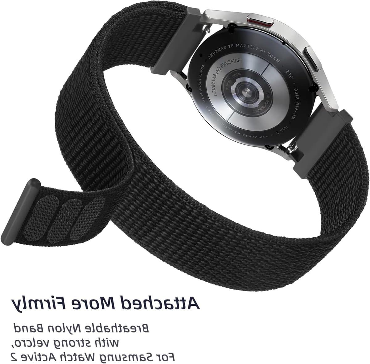 Nylon Vervangarmband 22 mm voor Garmin Venu 2 en Venu 3, Geschikt voor Vivoactive 4 en Forerunner 255/265, Duurzaam en Comfortabel