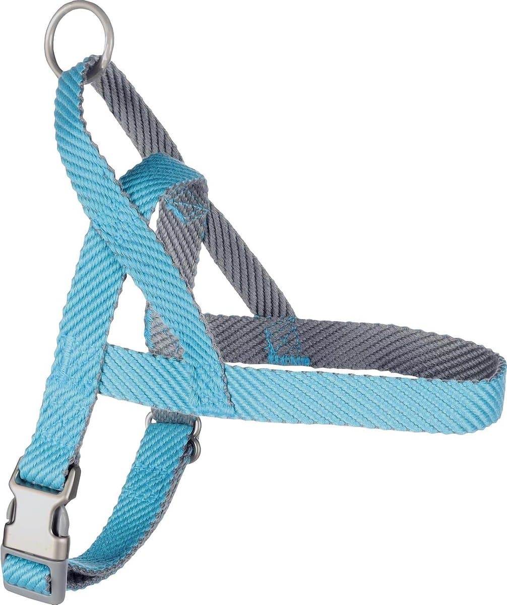 Hondentuigje Elly - Borstharnas Hond - Veilig Uitlaten - Traploos Verstelbaar - 52-65 cm - Blauw