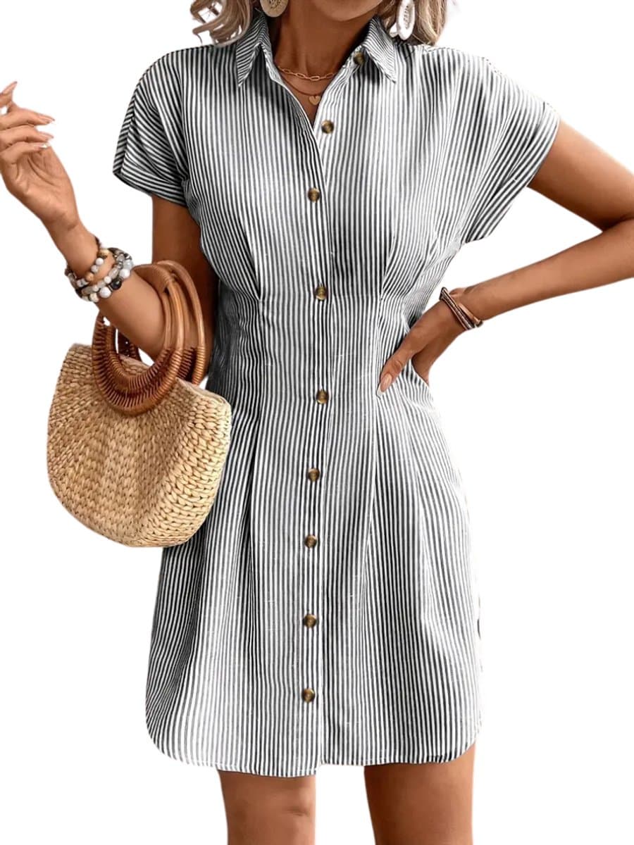 Livano Zomerjurk Dames - Zomerjurken - Volwassen - Jurk - Ibiza Stijl - Sundress - Zwart - Maat XXL