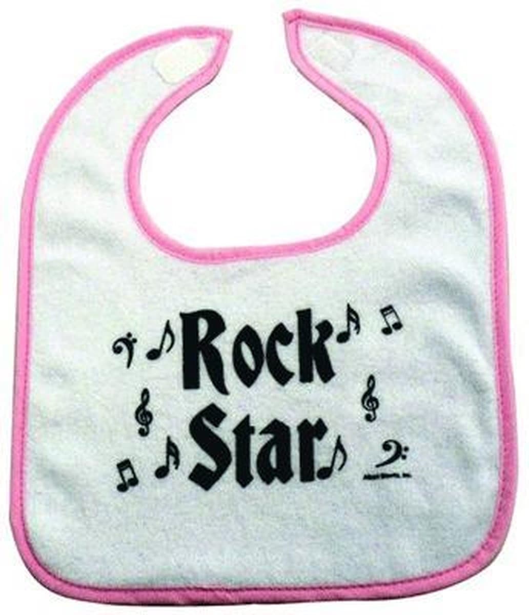 Slabbetje 'Rock Star' roze