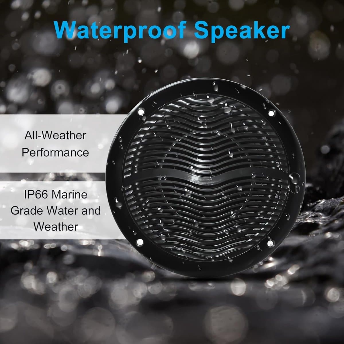 6,5 inch plafondluidspreker, 120 watt waterdichte marine boot inbouwluidspreker, ingebouwde luidspreker, inbouwluidspreker, inbouwgeluid, perfect voor binnen en buiten, slaapkamer,