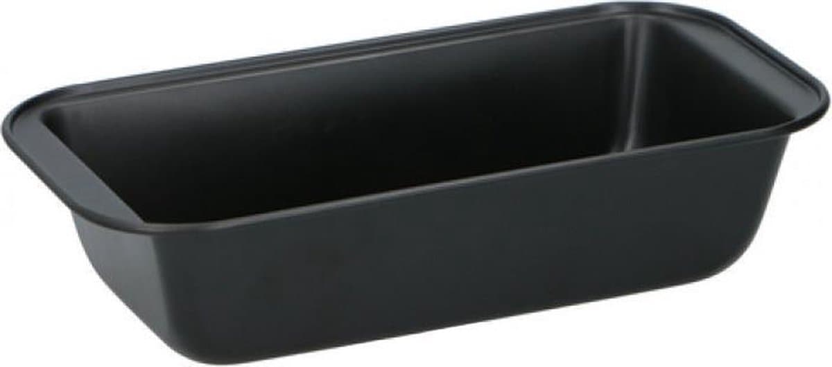 Alpina taartvorm - staal, 25 x 13 x 6 cm, zwart