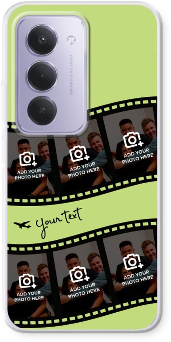 Gepersonaliseerd - Case Company® - Hoesje geschikt voor Xiaomi Redmi 15 4G hoesje - Filmrol N°3 - Soft Cover Telefoonhoesje - Bescherming aan alle Kanten en Schermrand