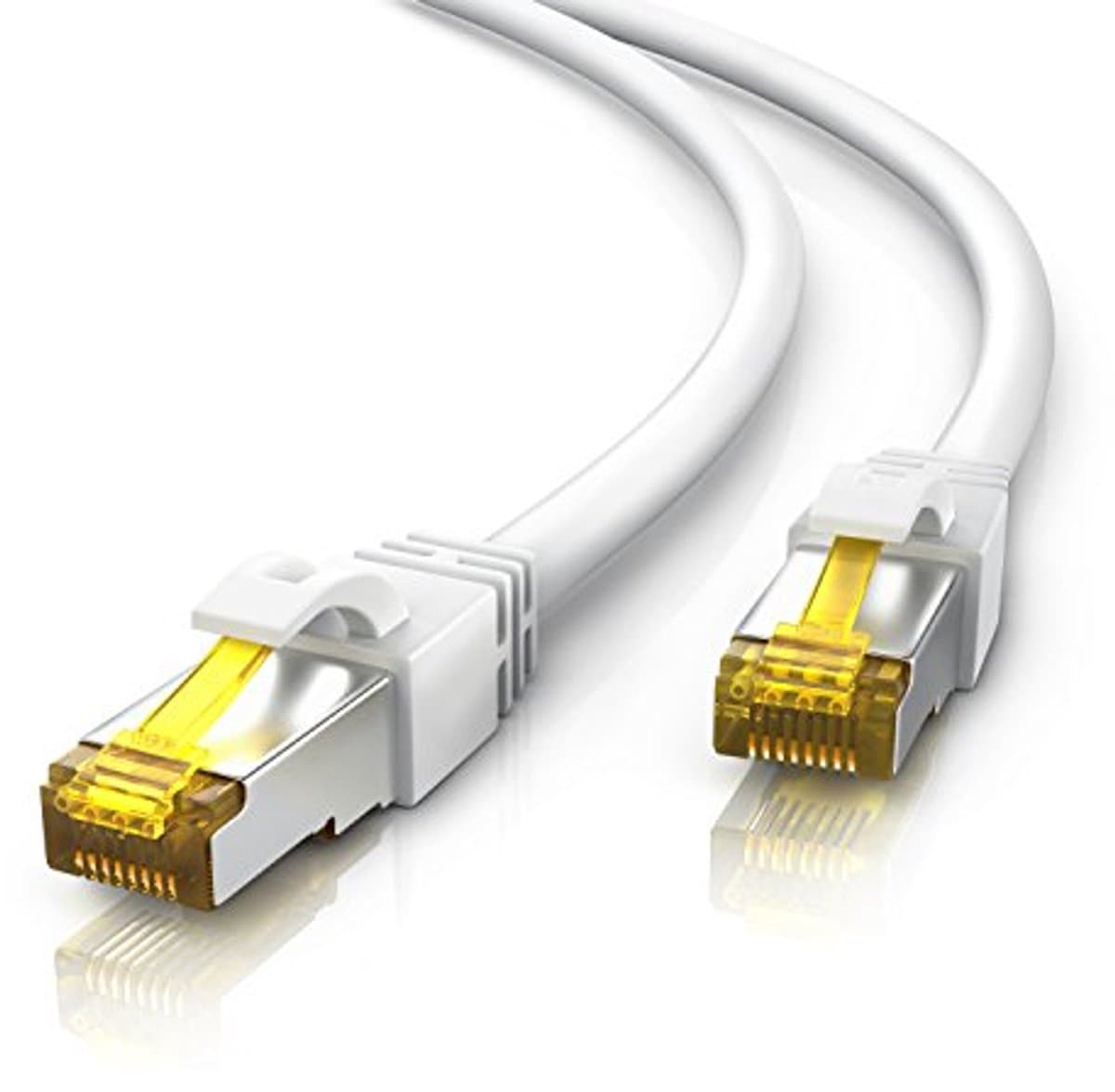 15m CAT 7 Netwerkkabel - Gigabit Ethernet LAN - 10 Gbit/s - S/FTP Afscherming met RJ45 Connectoren