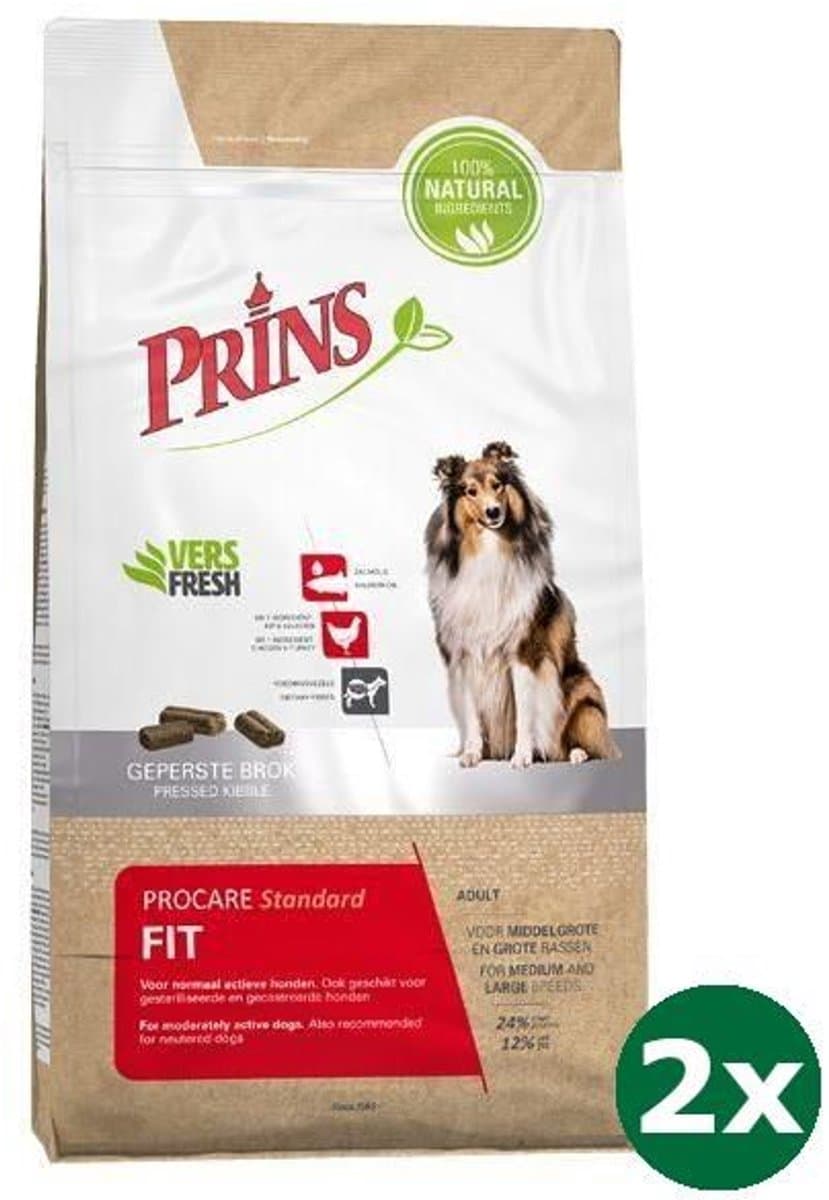 2x01_3 kg Prins procare standaard-fit hondenvoer