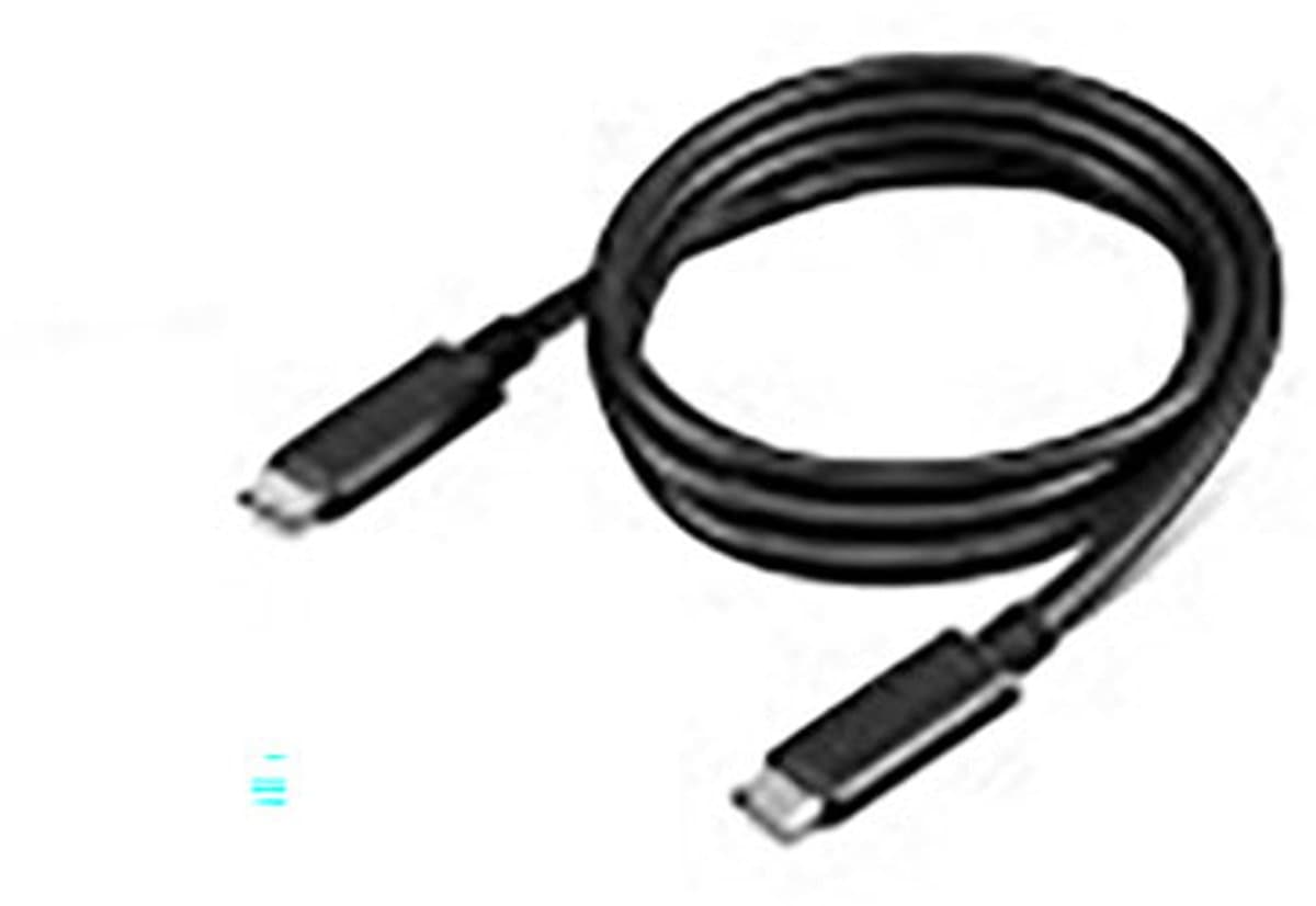 Lenovo 4X90U90619 USB-kabel USB 3.2 Gen 2 (3.1 Gen 2) 1 m USB-C zwart